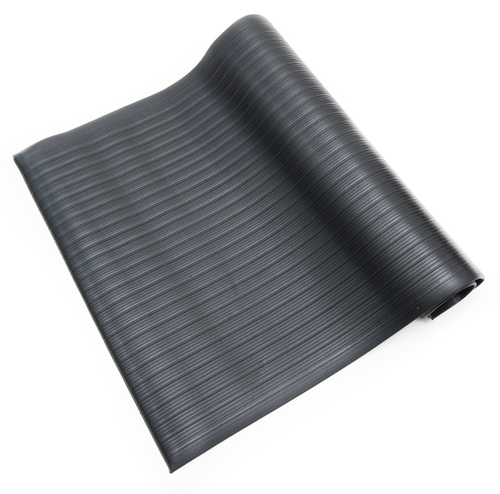 black anti fatigue mat ribbed