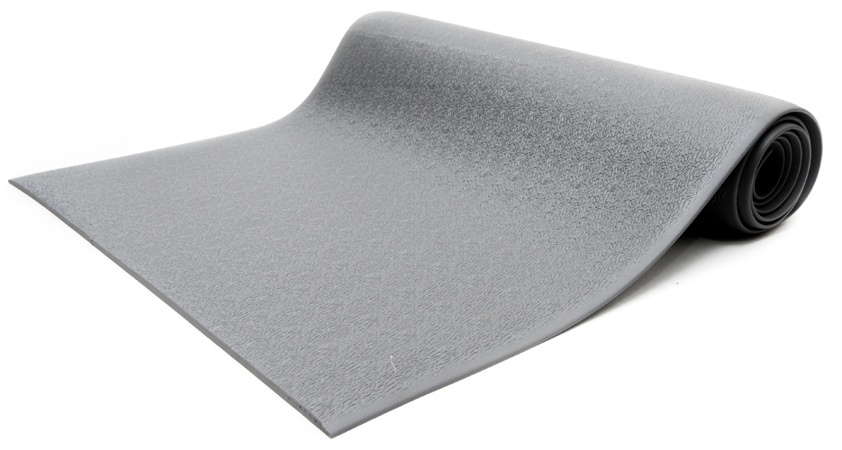 anti fatigue mat gray textured