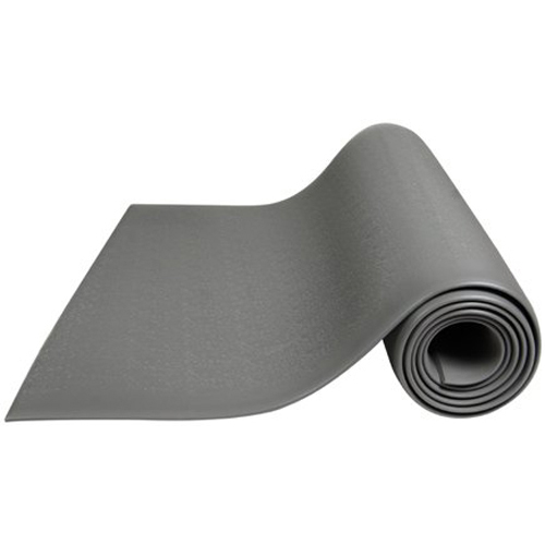 Ergomat BD Bubble Down Anti-Fatigue Mat, Gray with Yellow Bevel