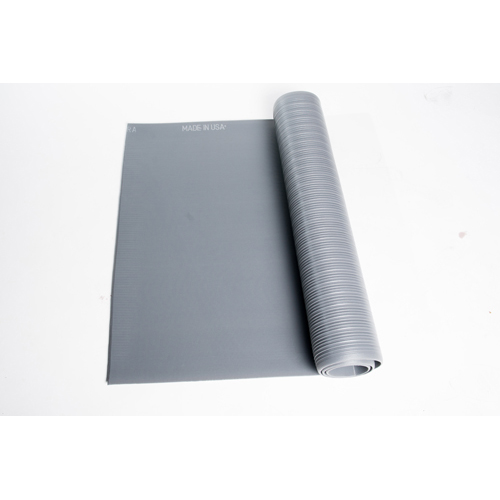 3 Ft. x 4 Ft. Gray Anti Fatigue Floor Mat, Ribbed, 3/8" In. Thick Bertech