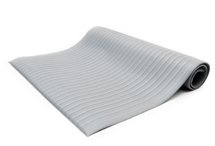 anti fatigue mat gray ribbed