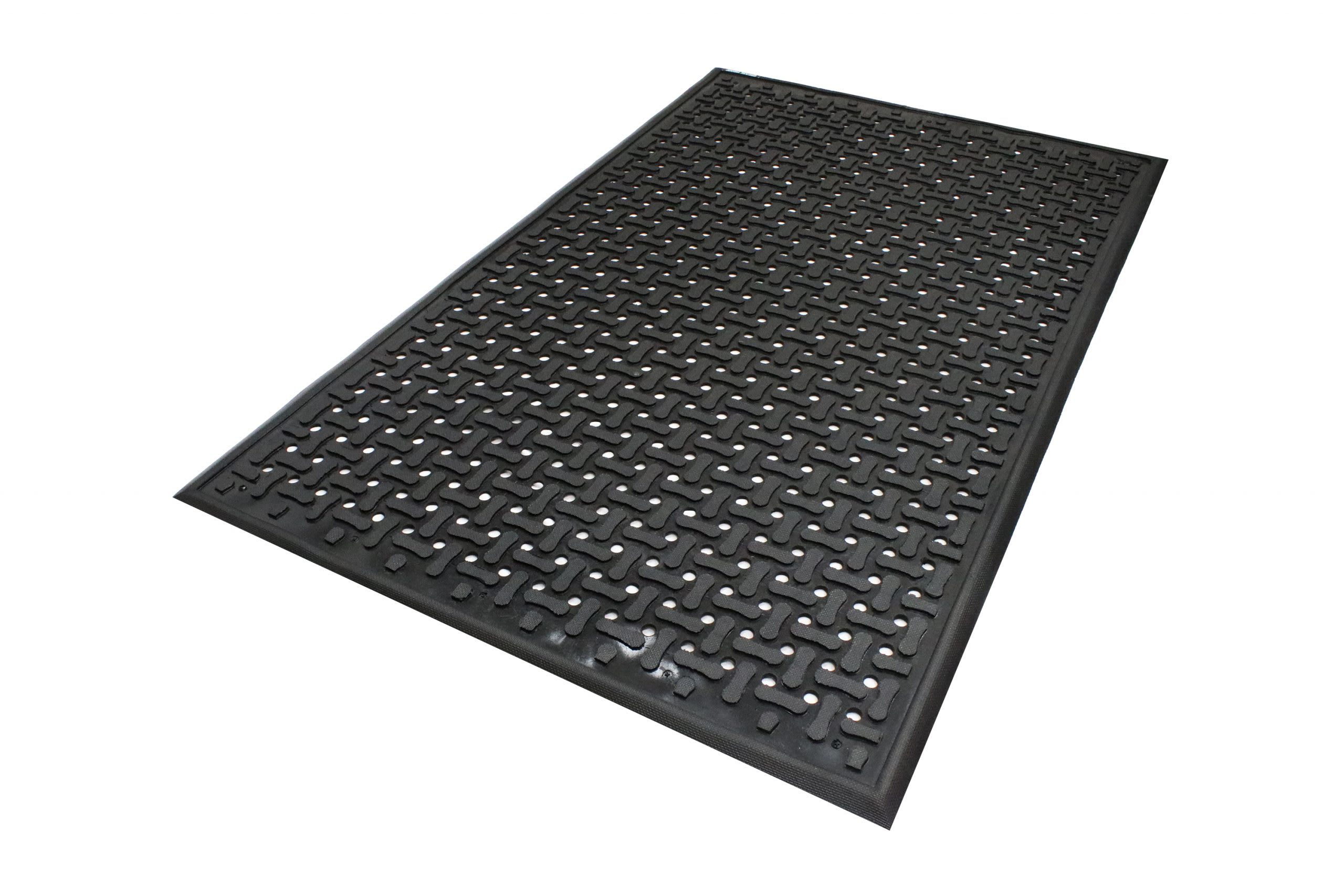 Anti Fatigue Comfort Floor Mat, 4 Ft. x 6 Ft., Black Color by Bertech