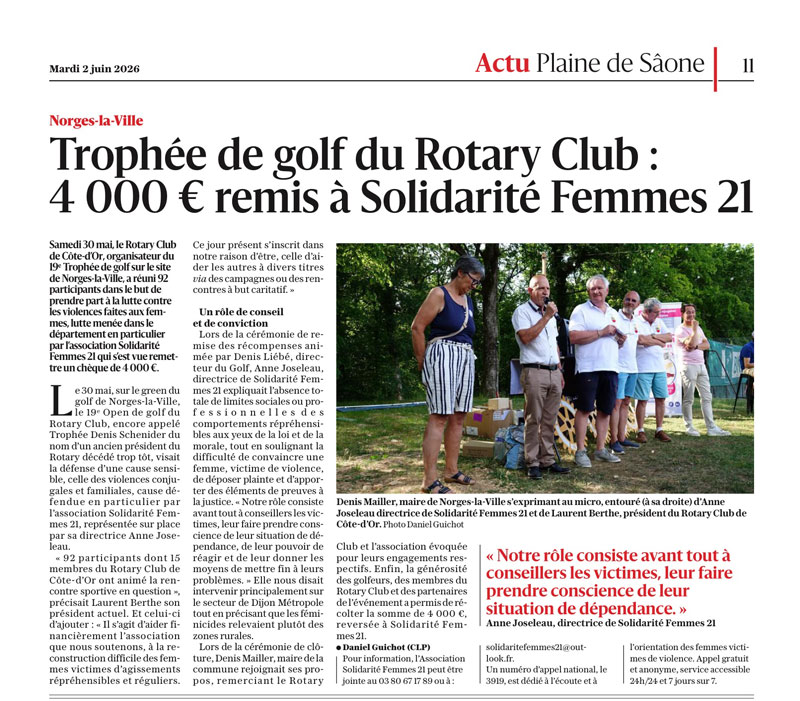 Article Trophée Denis Schenirer 2026