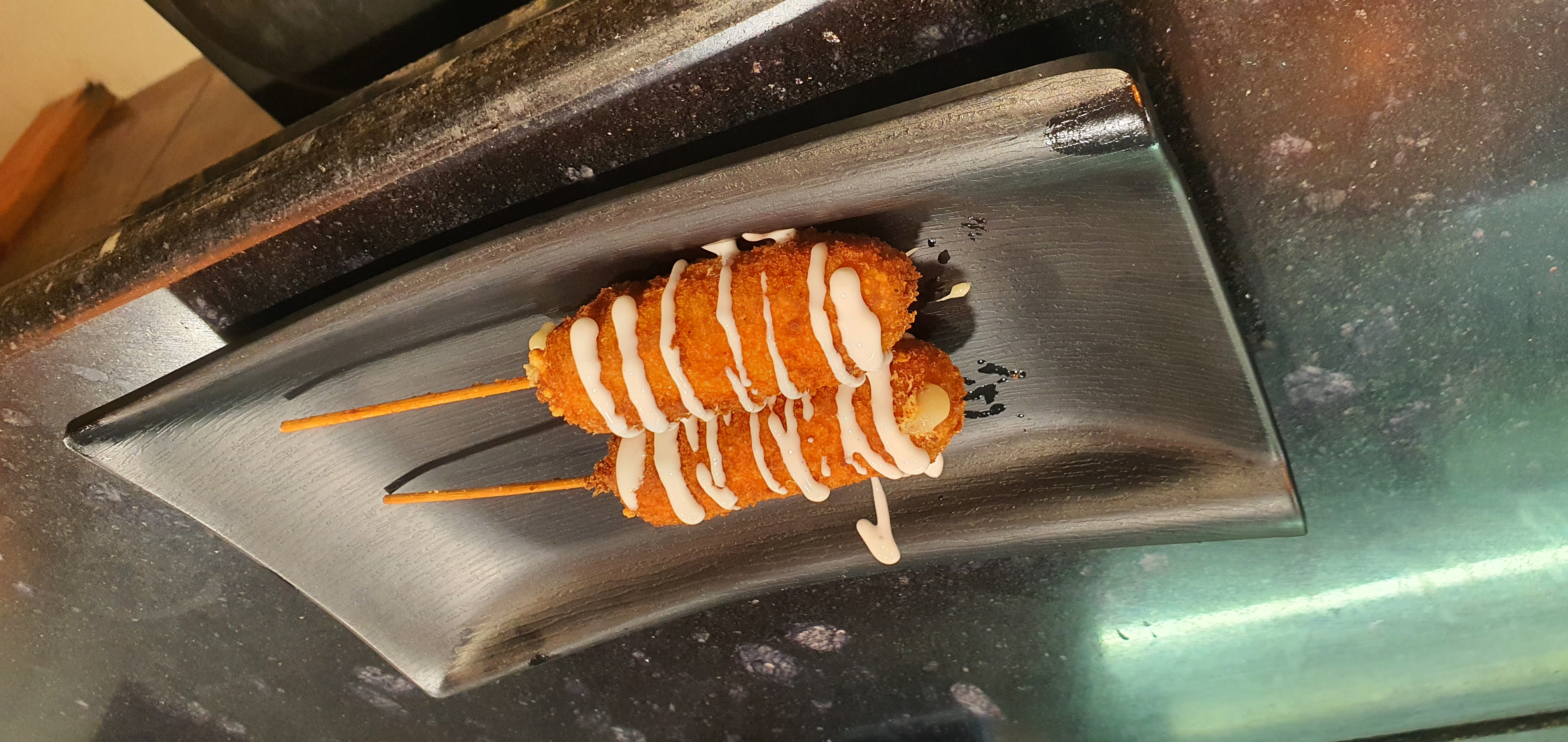 Crispy Cheese Corn Dogs