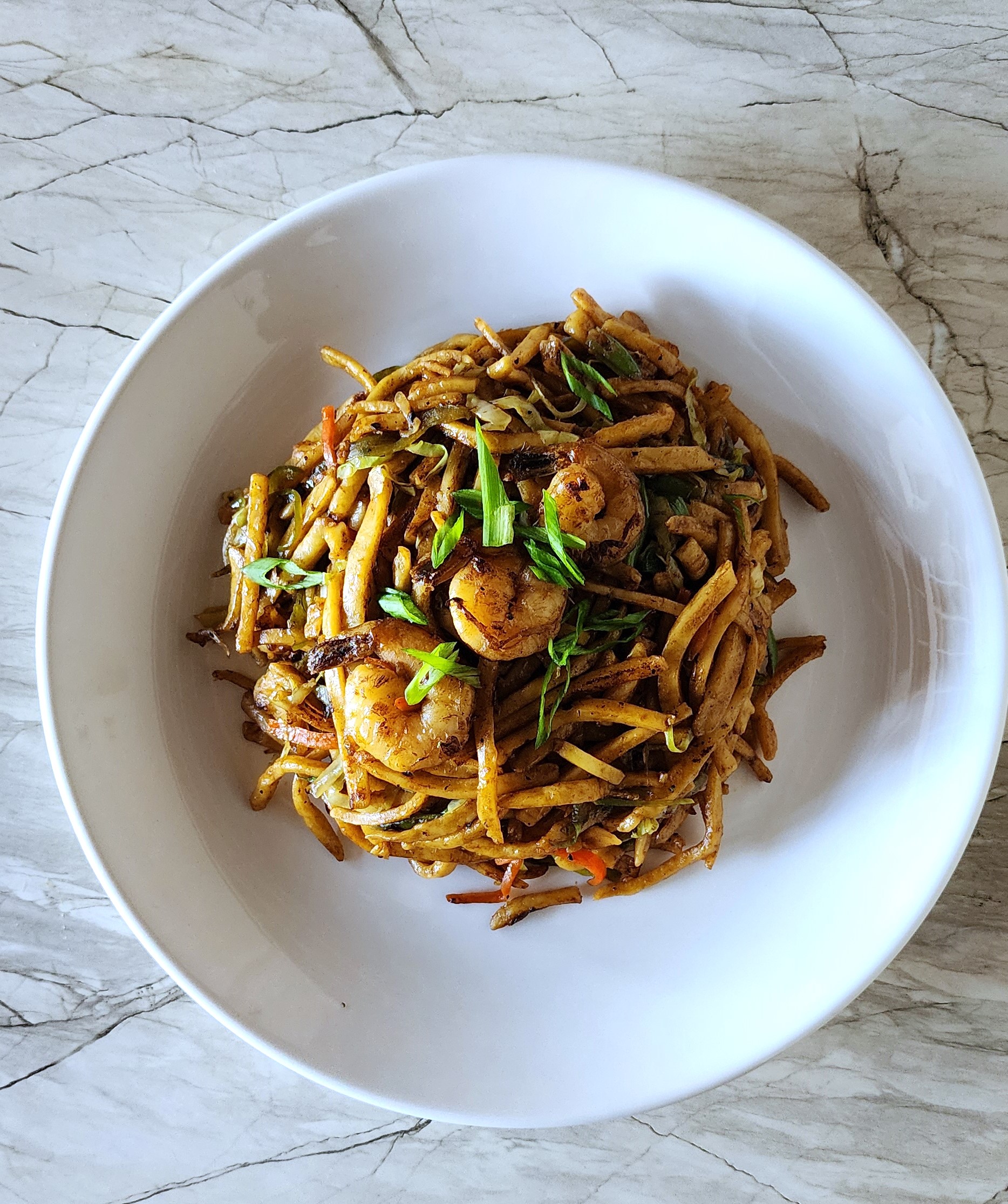 Prawn Handmade Stir-Fry Noodles