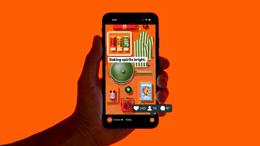 Amazon From Grid to Animation (orange)