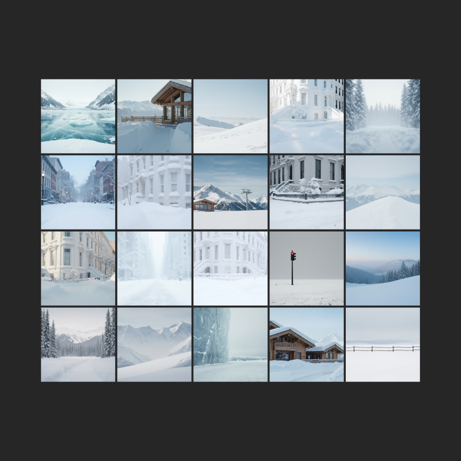 AI Winter Background Explorations