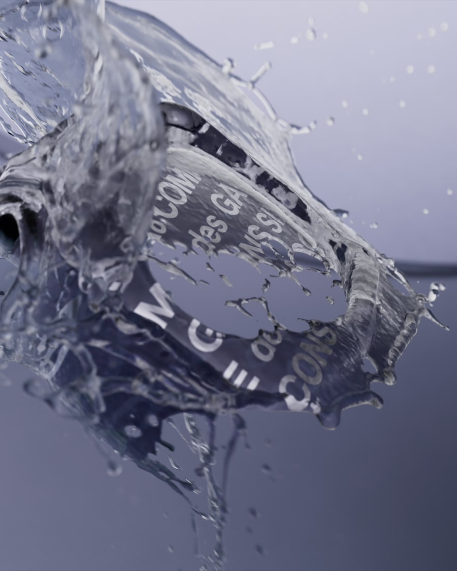 CGI Beauty Material - Splashing horizontal 