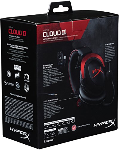 HyperX Cloud II Gaming Headset PC PS4