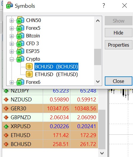 Add the MT4 and MT5 symbols