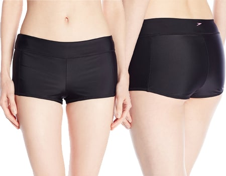 02. Speedo Women's PowerFLEX Eco Solid Boyshort Bikini Bottom - boyshort swim bottoms - boyshort bikini bottoms - boyshort panties - boyshort swimsuit bottoms - booty shorts Speedo Women's PowerFLEX Eco Solid Boyshort Bikini Bottom - boyshort swim bottoms - boyshort bikini bottoms - boyshort panties - boyshort swimsuit bottoms - booty shorts