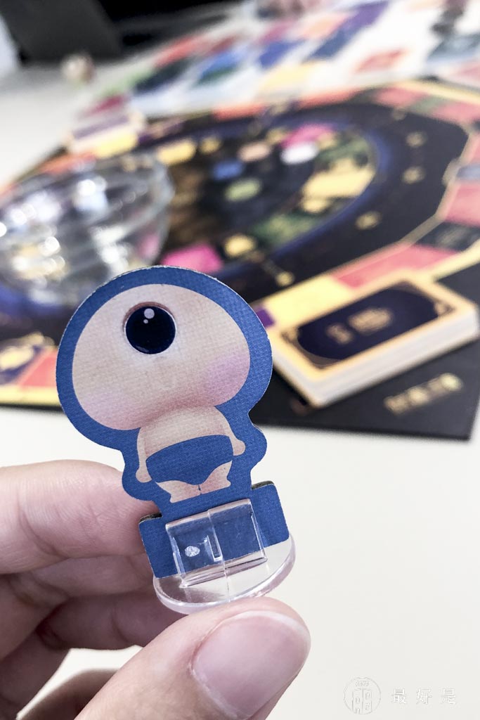 財富流桌遊的5個體悟—在遊戲中學習如何達成人生財富自由 財富流桌遊-代表參與者在八卦盤中載浮載沉的眼仔
