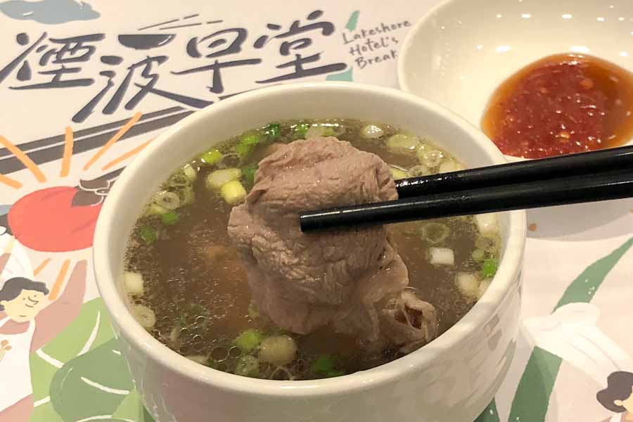 台南住宿推薦-台南煙波大飯店豐富早餐停車方便附設三溫暖 煙波台南館現沖牛肉湯