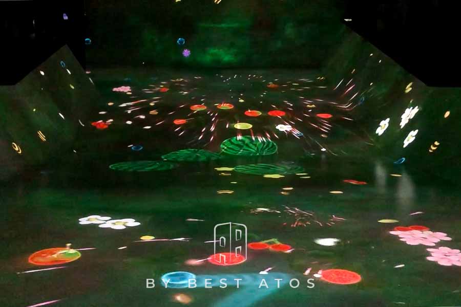 【光與色彩的異想世界】-teamLab未來遊樂園互動展&與花共生的動物們 teamlab-滑梯水果園