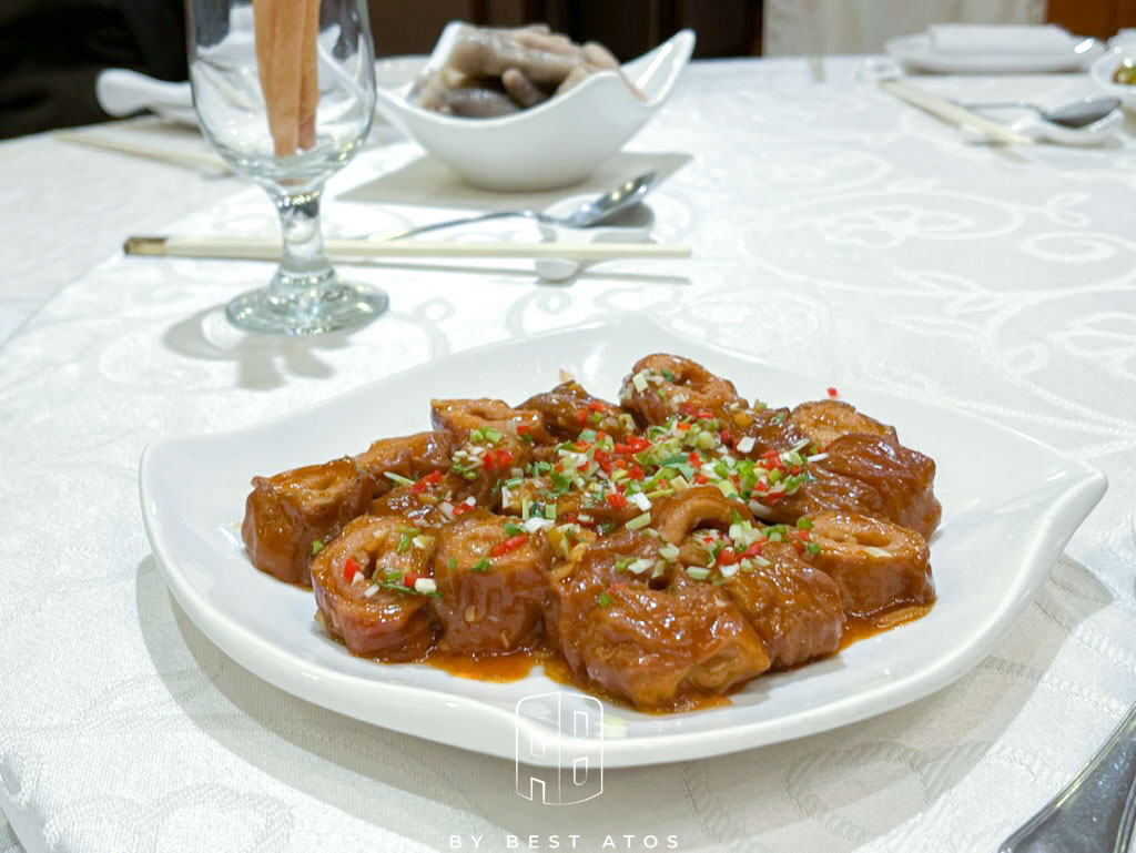 玉喜飯店-東區適合家庭聚餐、請客的好吃桌菜/年菜推薦 玉喜飯店-九轉肥腸