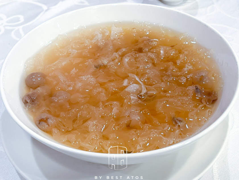 玉喜飯店-東區適合家庭聚餐、請客的好吃桌菜/年菜推薦 玉喜飯店-甜湯:桂圓銀耳湯