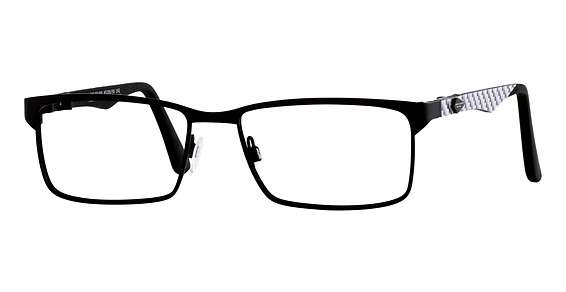 Ebony Front / Silver-Black Temples (45106/98)