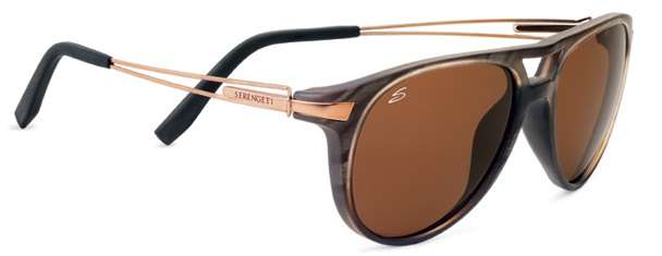 Brown Frost Fade/Polarized Drivers (7759)