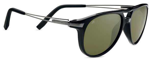 Shiny Black/Polarized 555nm (7756)