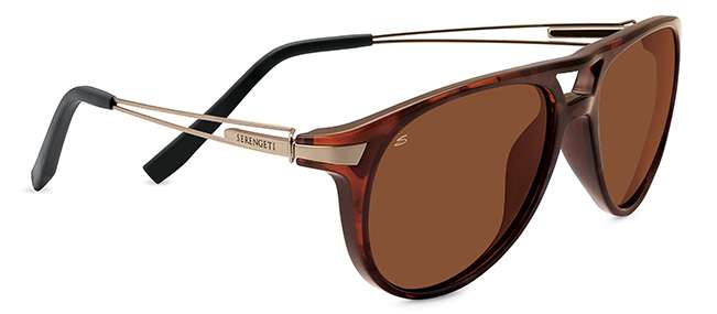 Shiny Taupe Tortoise/ Polarized Drivers (7915)