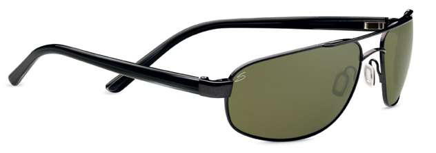 Shiny Gunmetal Gray Stripe/Polarized 555nm (7770)