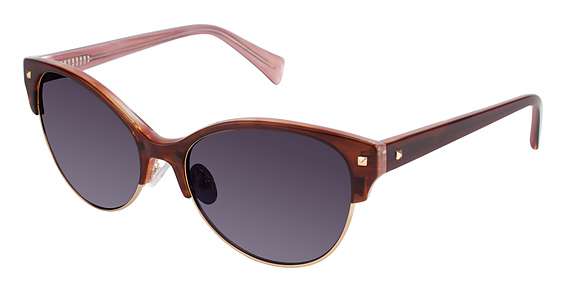 BROWN HORN/PINK / Dark Brown Gradient (C02)