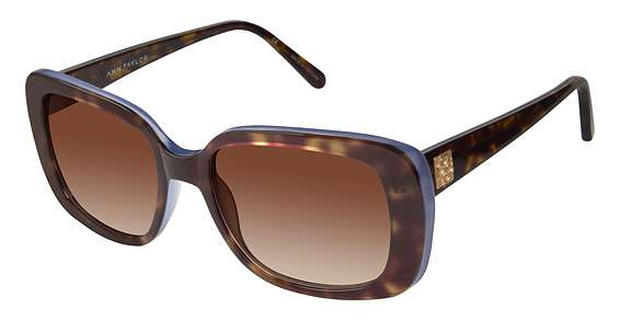 Tort/Trans Blue / Dark Brown Gradient (C02)