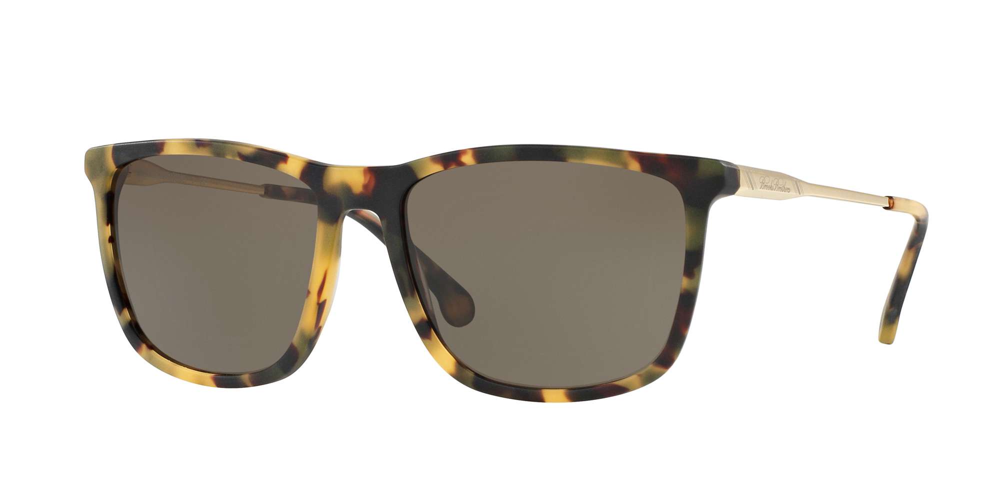 MATTE SPOTTY TORT/GOLD / SMOKE SOLID lenses