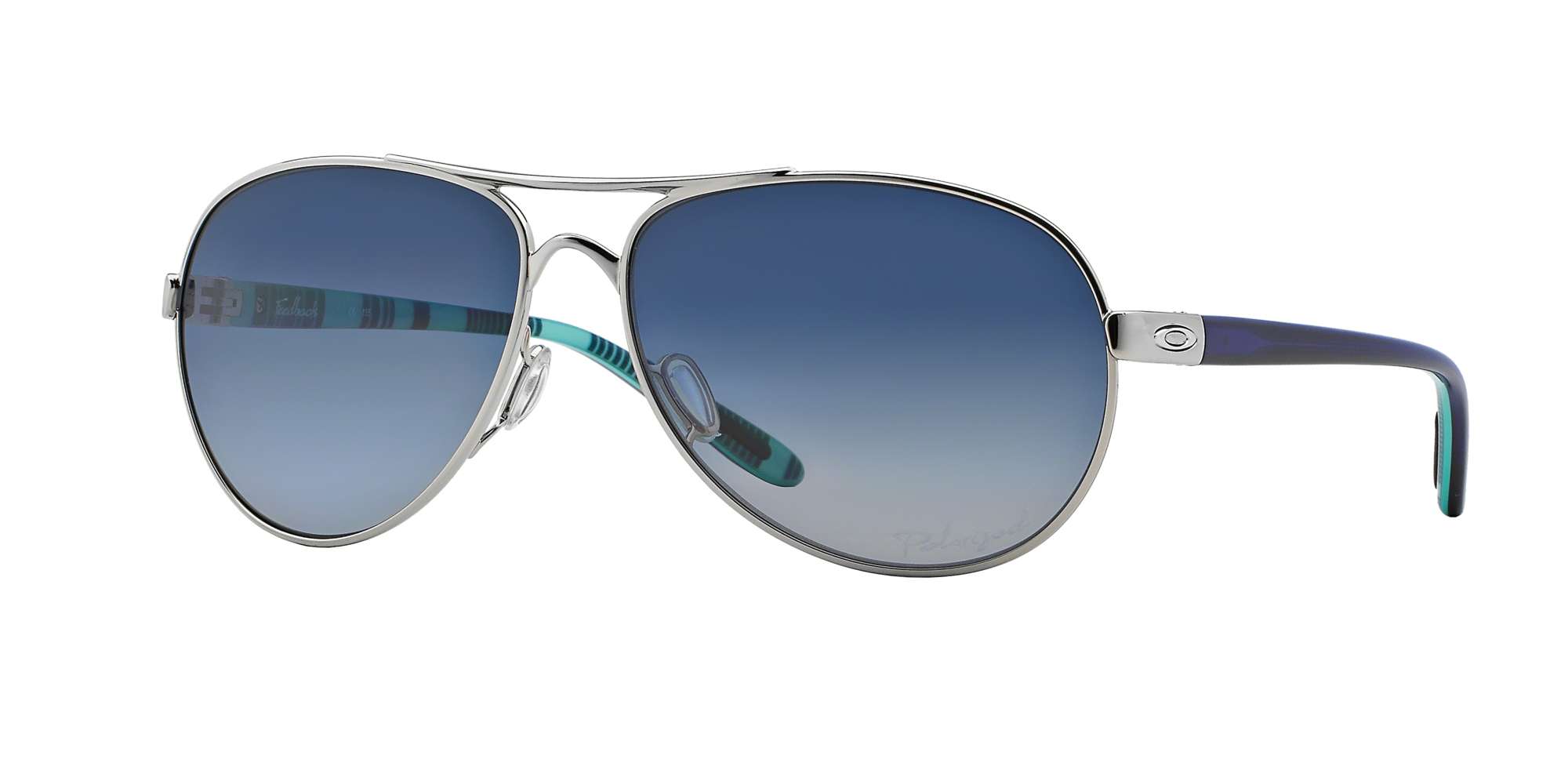POLISHED CHROME / GREY GRADIENT POLARIZED lenses