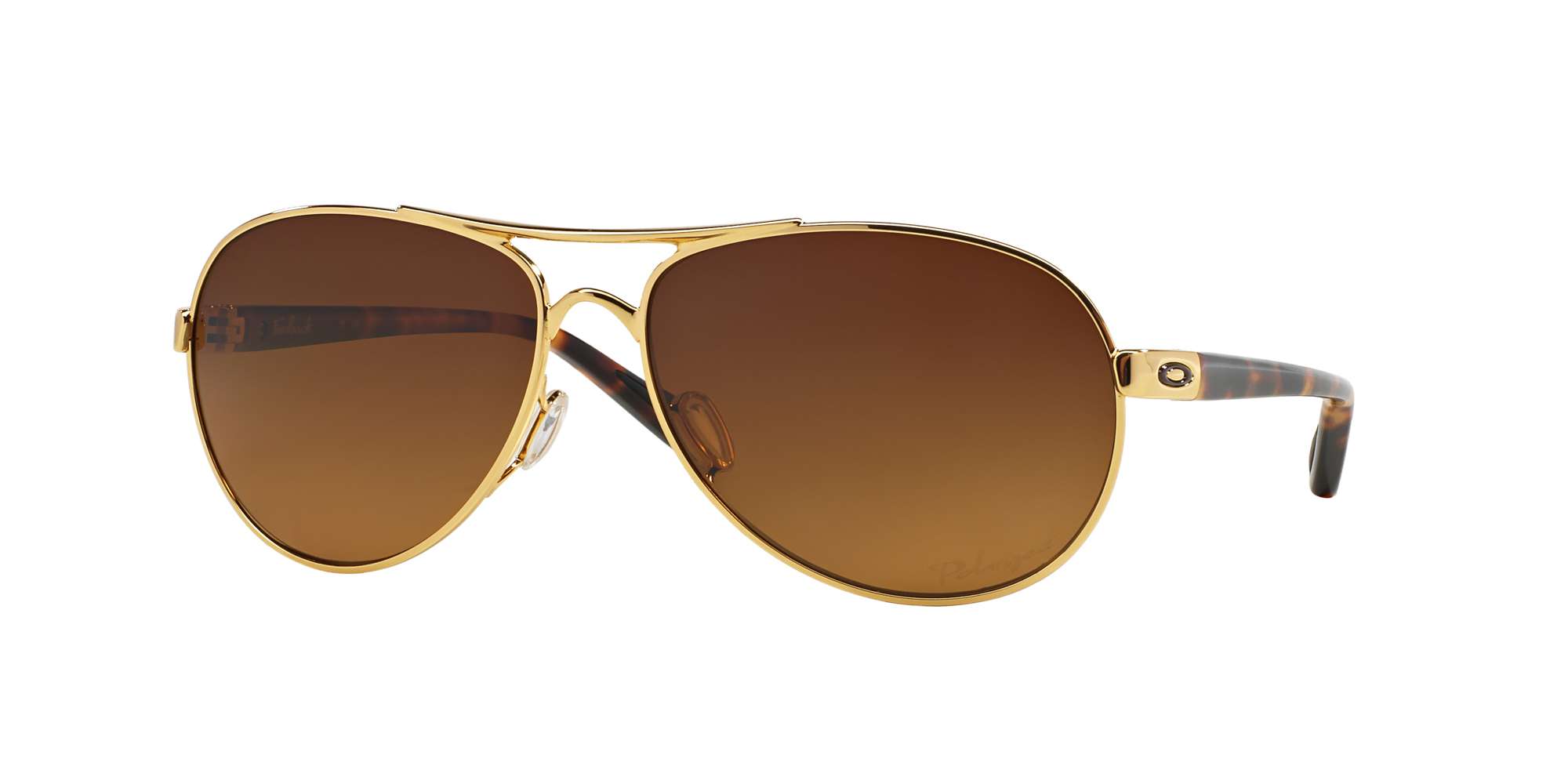 POLISHED GOLD / BROWN GRADIENT POLARIZED lenses
