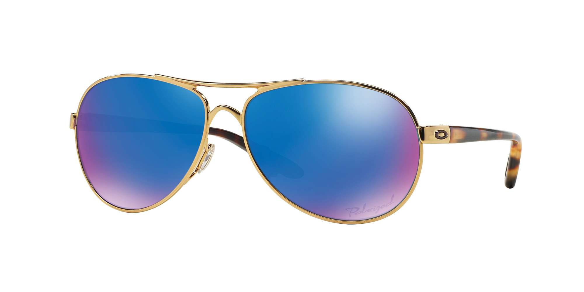 POLISHED GOLD / SAPPHIRE IRID POLAR lenses
