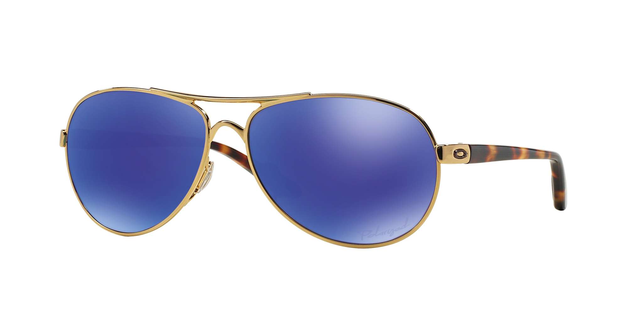 POLISHED GOLD / VIOLET IRID POLAR lenses