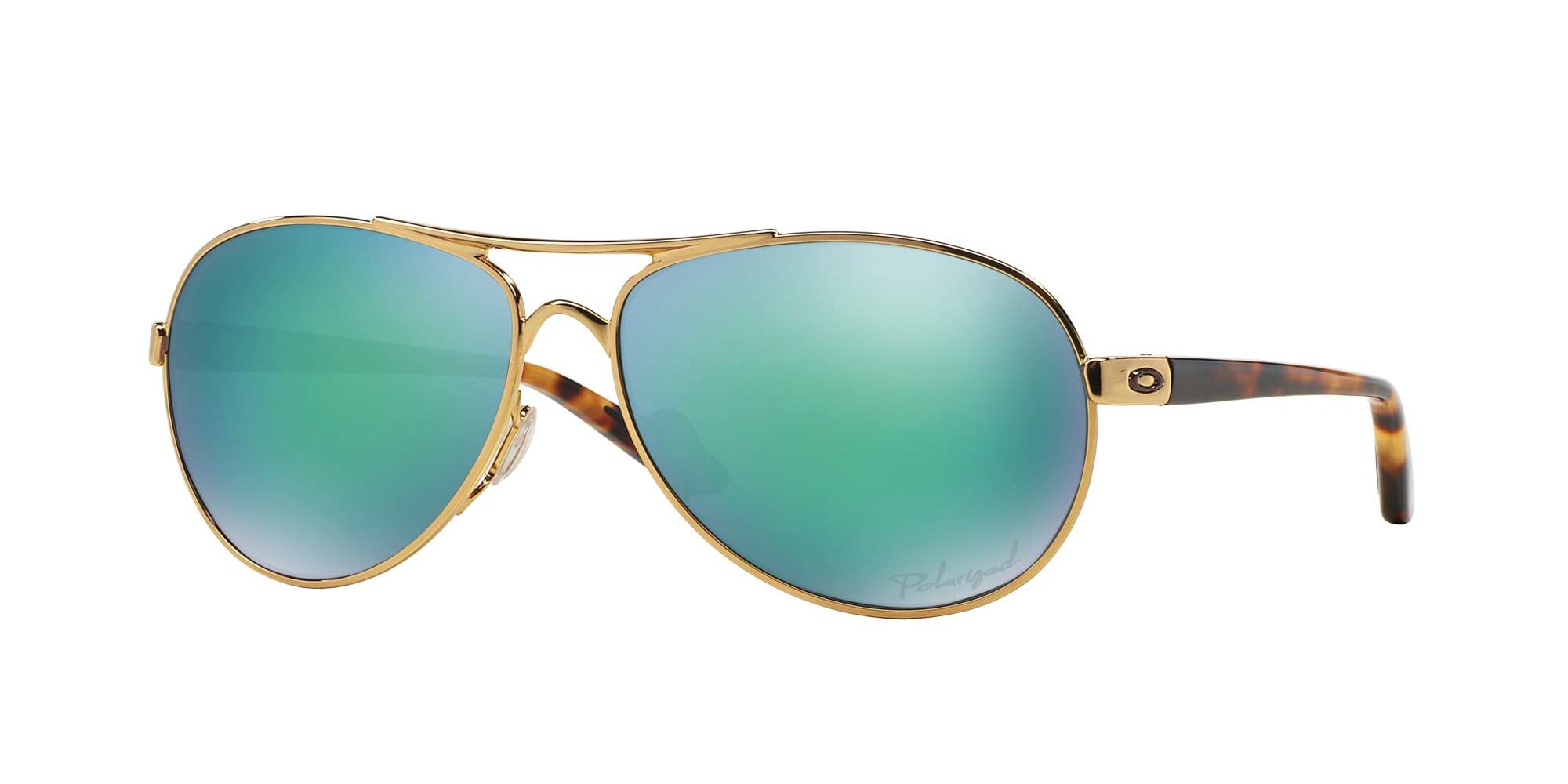POLISHED GOLD / JADE IRID POLAR lenses