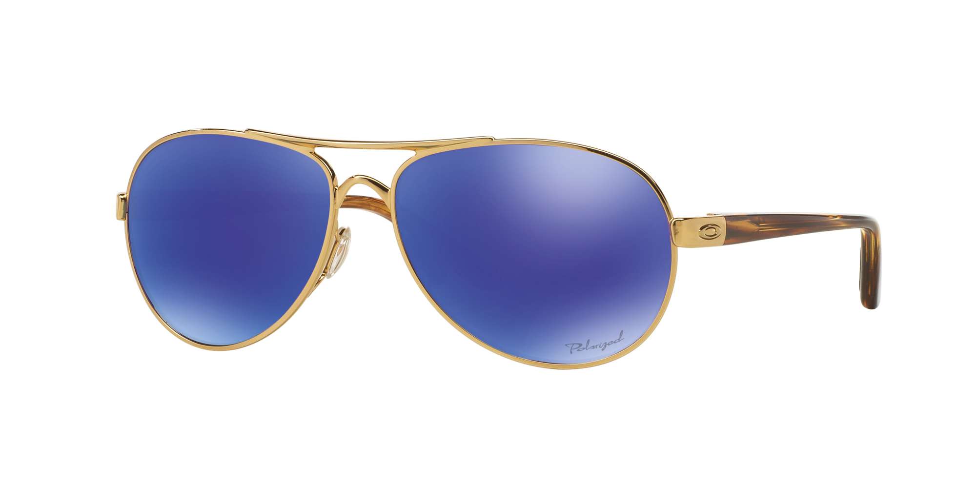 POLISHED GOLD / VIOLET IRIDIUM POLARIZED lenses
