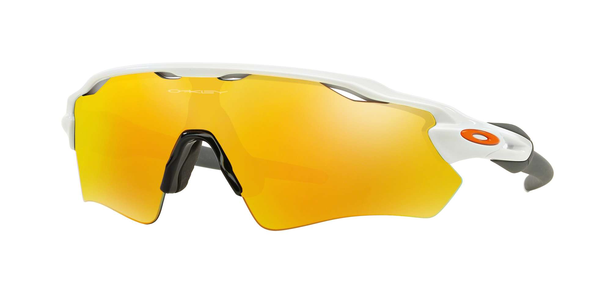 POLISHED WHITE / FIRE IRIDIUM lenses