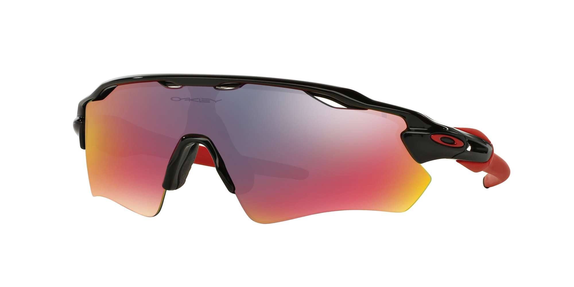 POLISHED BLACK / POSITIVE RED IRIDIUM lenses