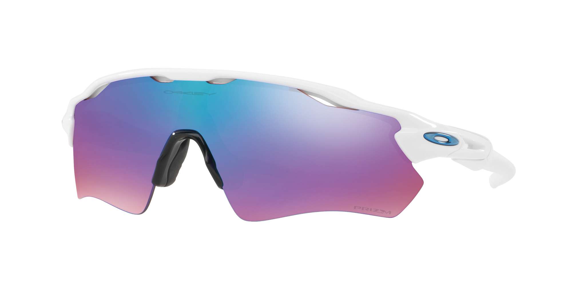 POLISHED WHITE / PRIZM SAPPHIRE SNOW lenses