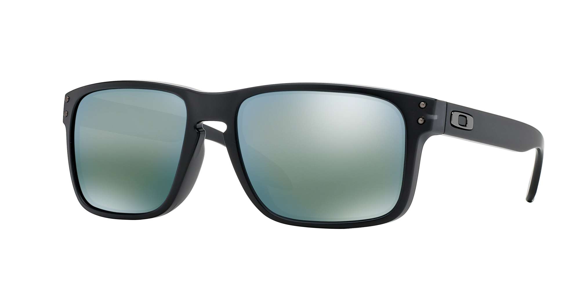 MATTE BLACK INK / EMERALD IRIDIUM lenses