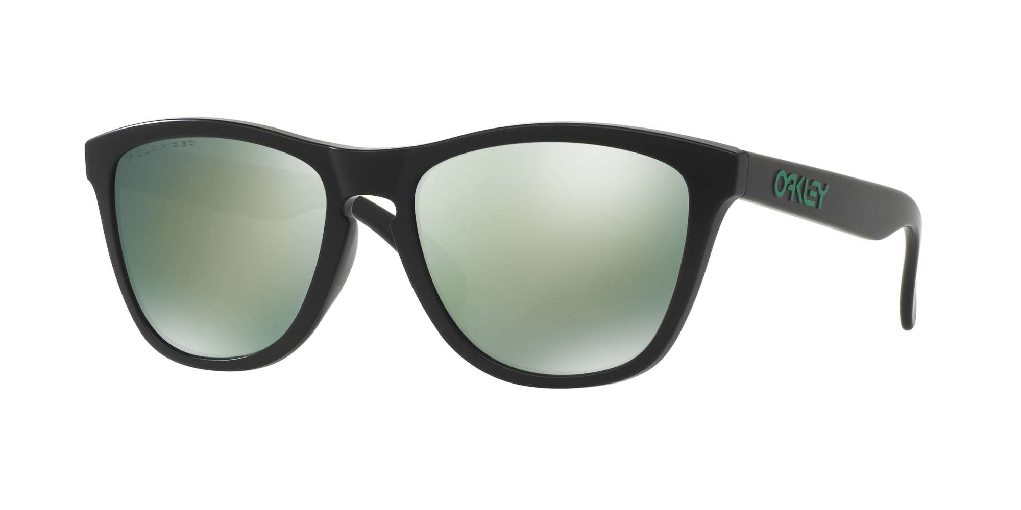 MATTE BLACK / EMERALD IRIDIUM POLARIZED lenses