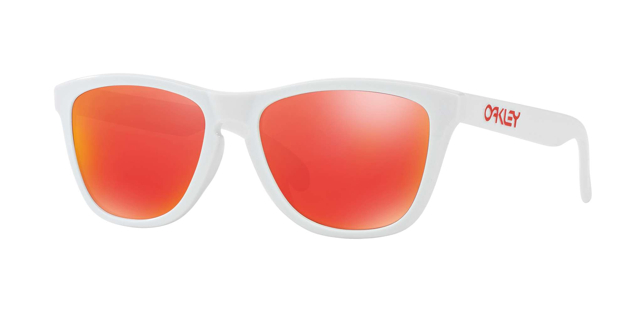 POLISHED WHITE / RUBY IRIDIUM lenses