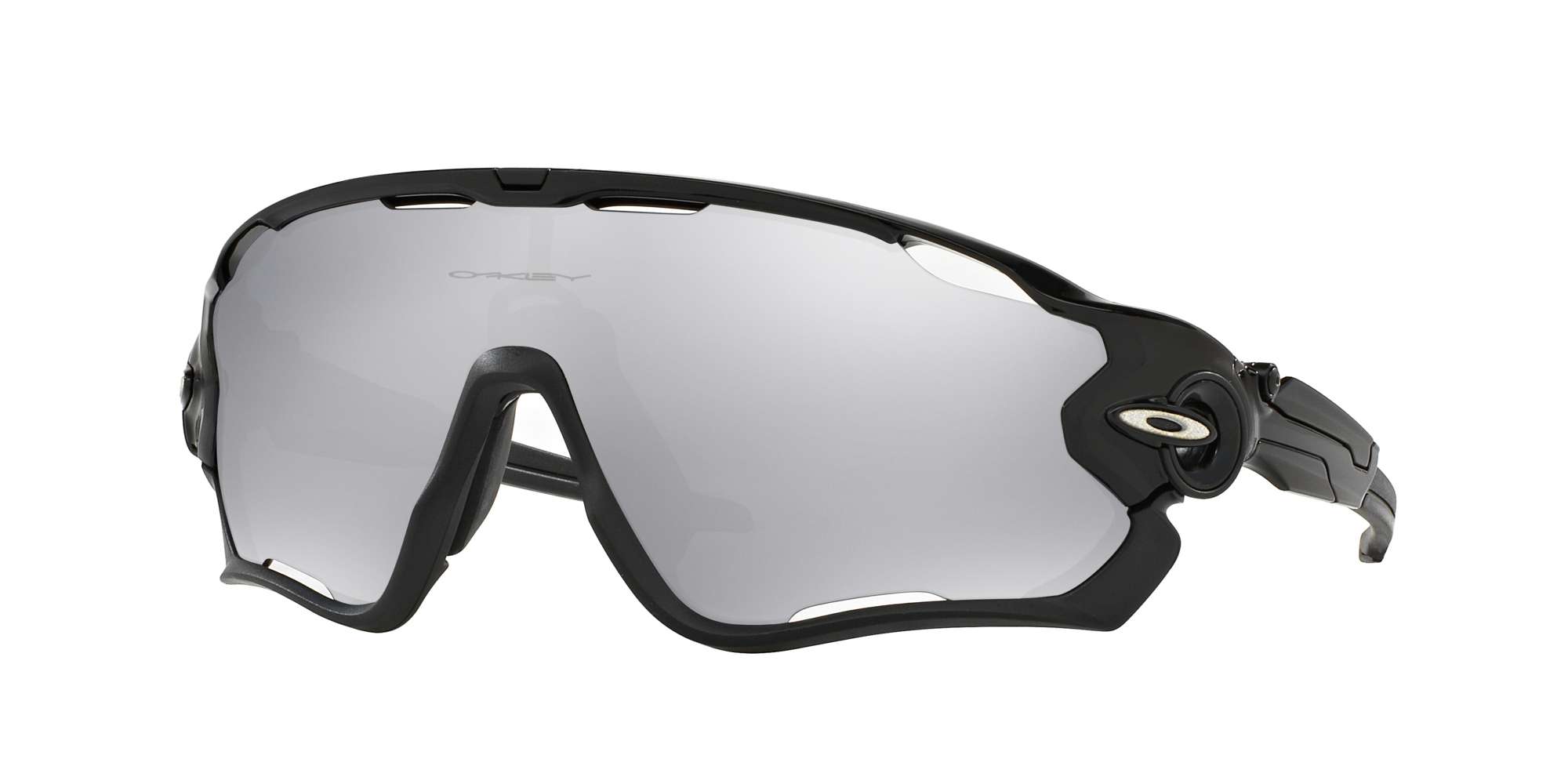 POLISHED BLACK / CHROME IRIDIUM VENTED lenses