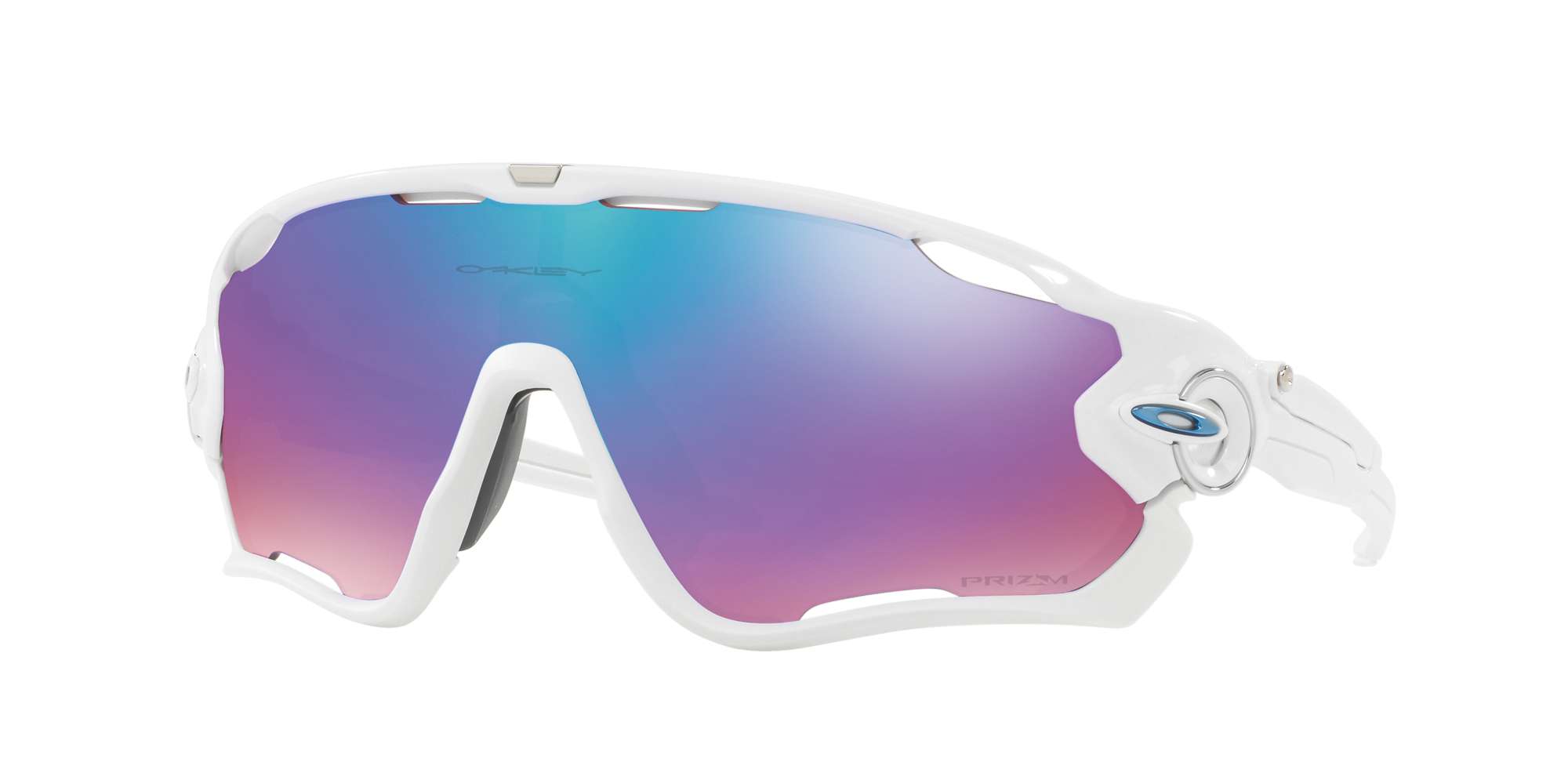 POLISHED WHITE / PRIZM SAPPHIRE SNOW lenses