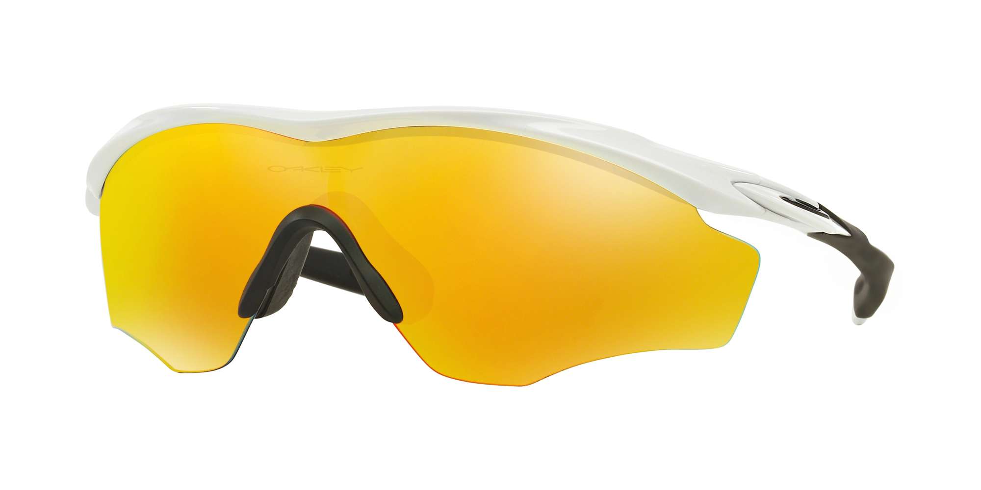 POLISHED WHITE / FIRE IRIDIUM lenses