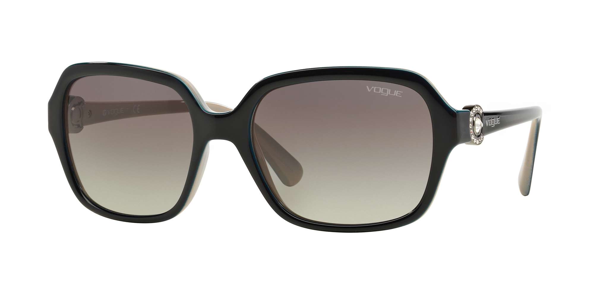 TOP DARK BLUE/OPAL POWDE / GREY GRADIENT lenses