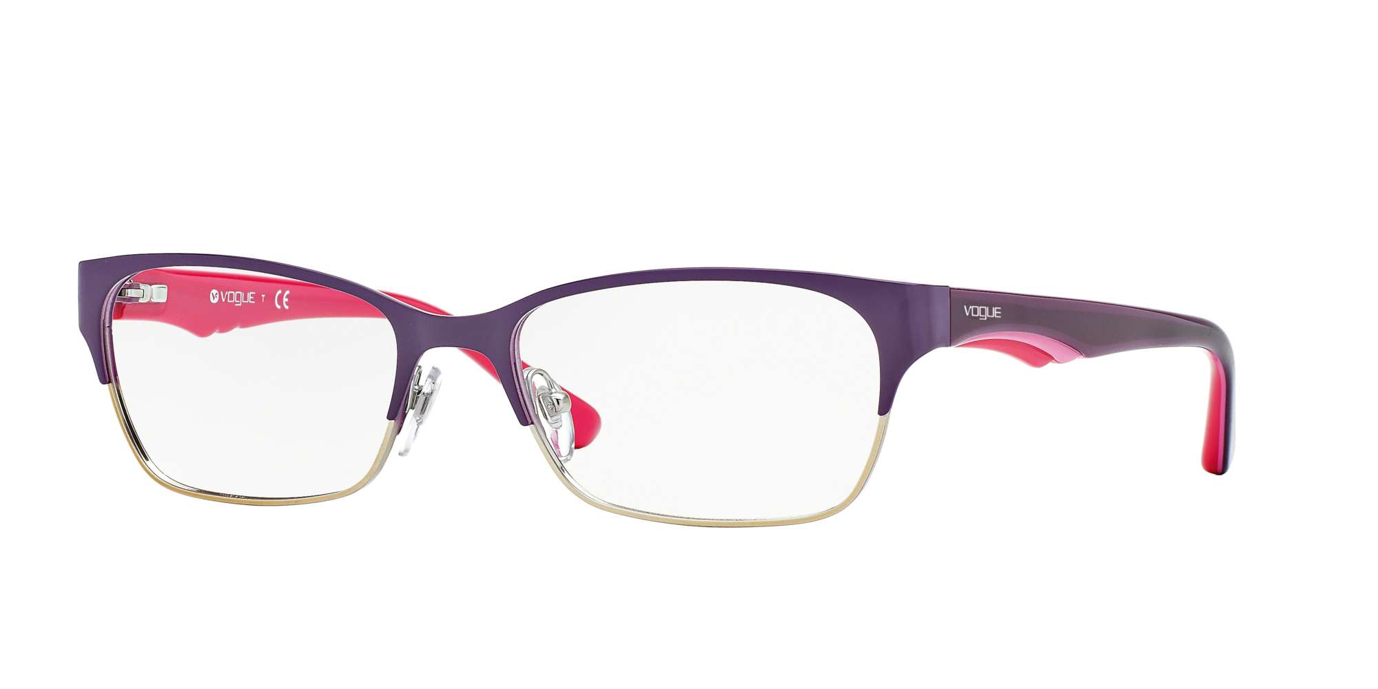 VIOLET/BRUSHED PALE GOLD