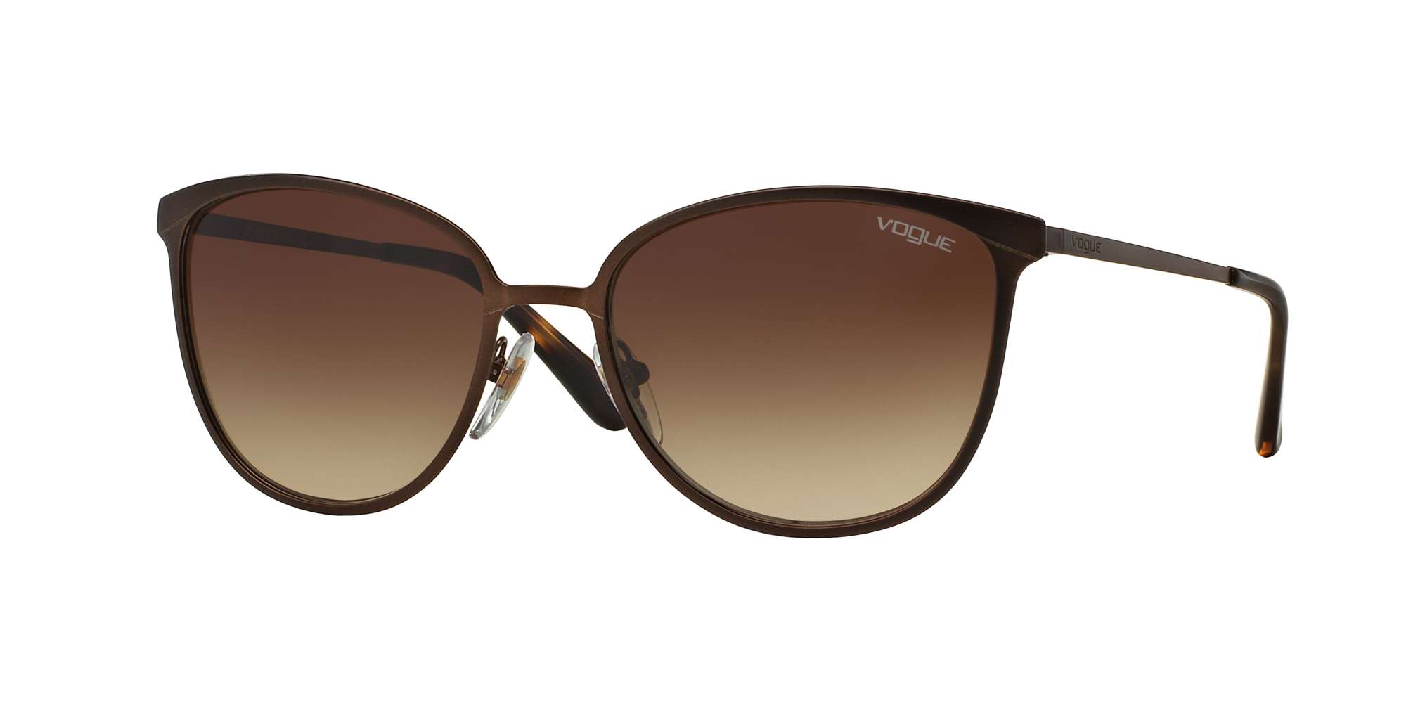 MATTE BROWN BURNT / BROWN GRADIENT lenses