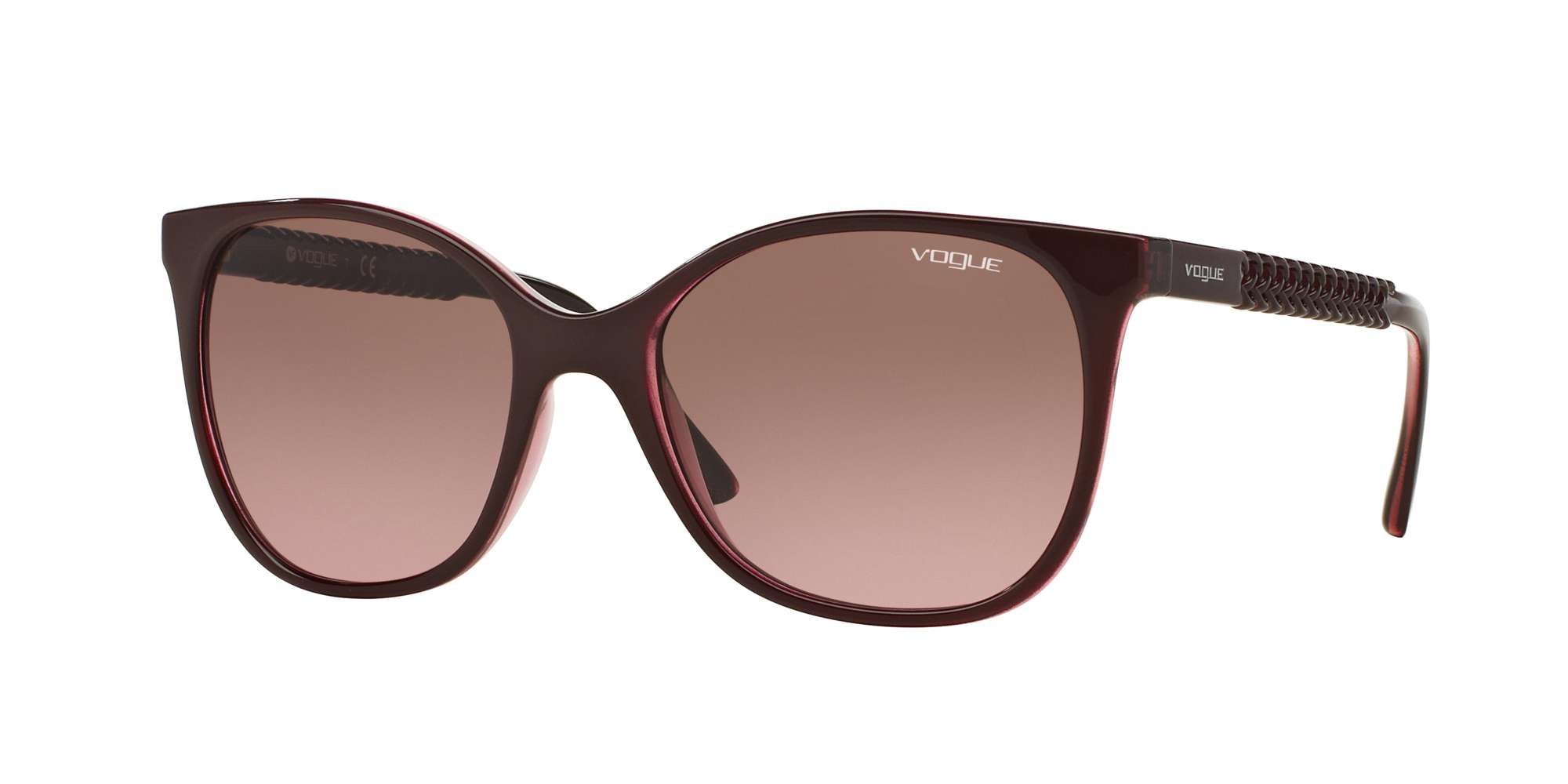 TOP BORDEAUX/GLITTER PIN / PINK GRADIENT BROWN lenses
