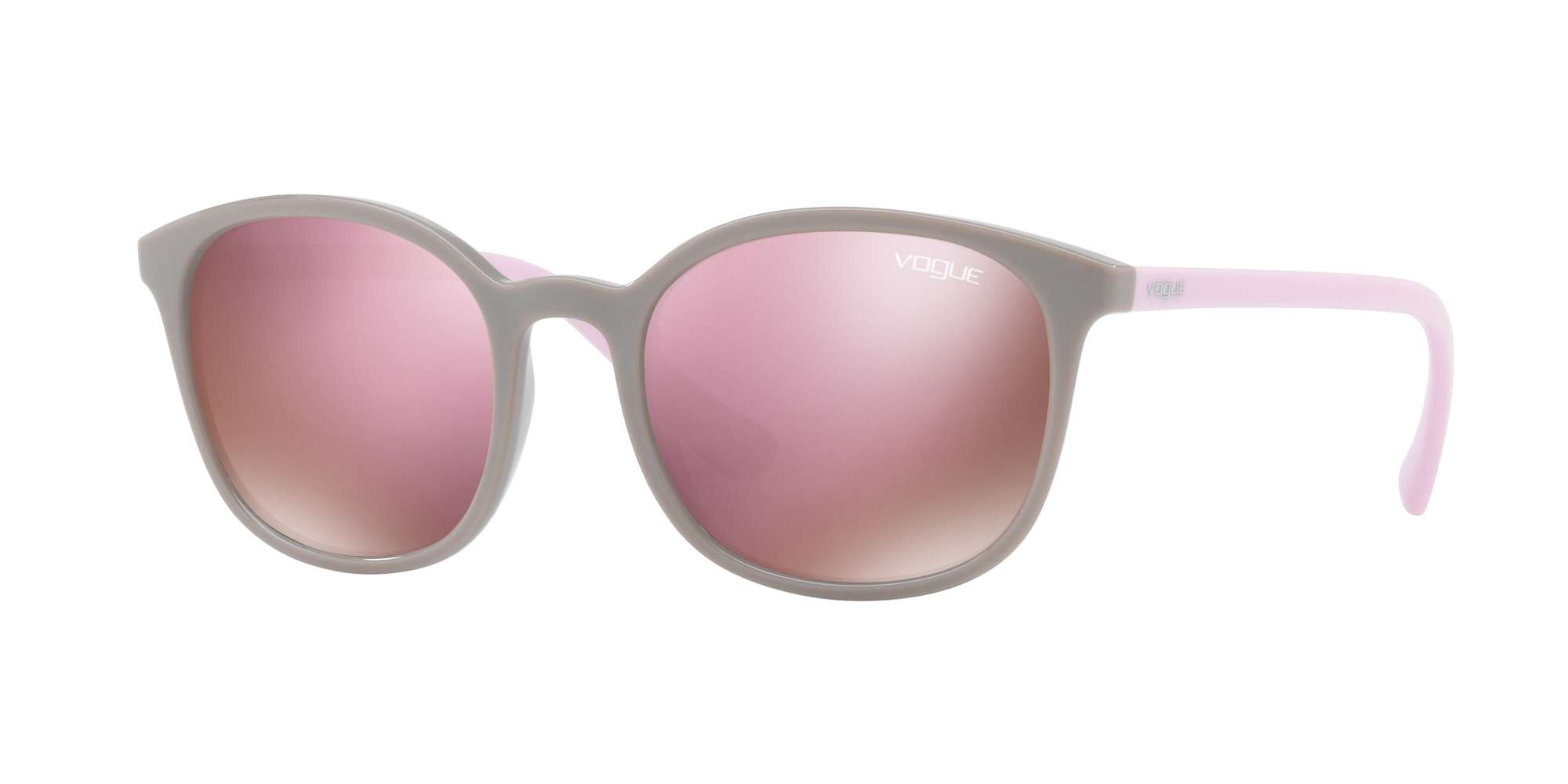 GREY / DARK BROWN MIRROR PINK lenses