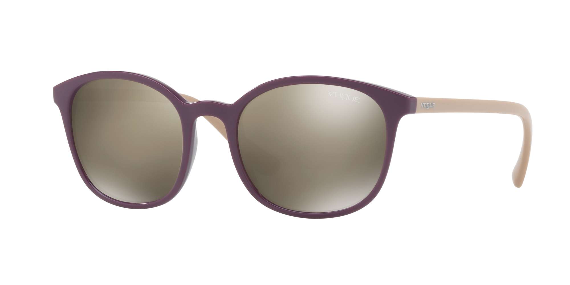 VIOLET / LIGHT BROWN MIRROR DARK GOLD lenses