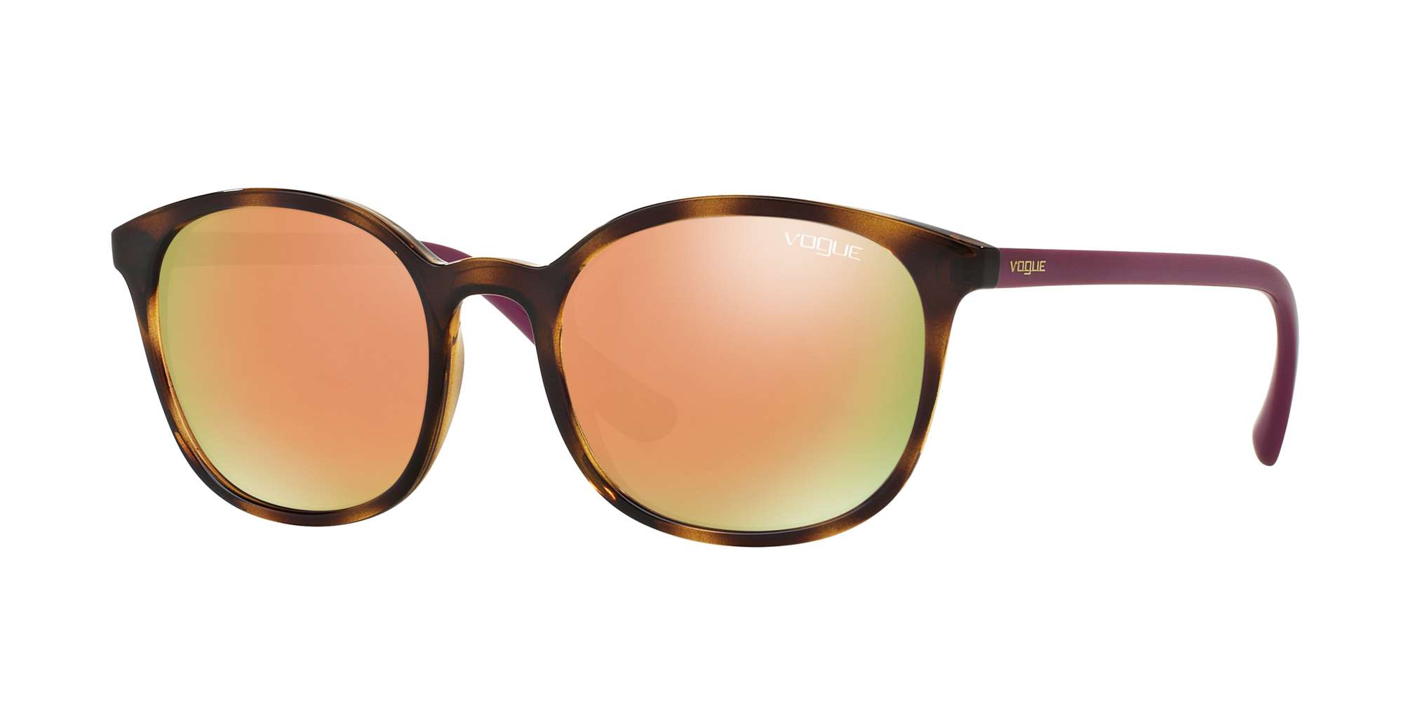 DARK HAVANA / GREY MIRROR ROSE GOLD lenses